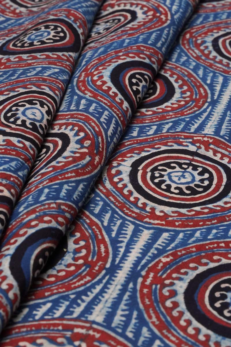 Cotton Fabric - Oran Indigo