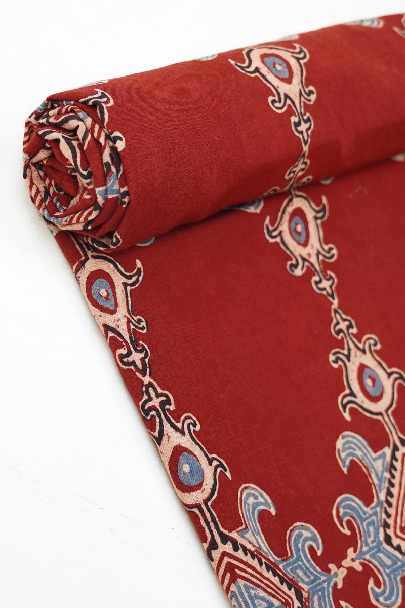 Cotton Fabric - Saaz Red