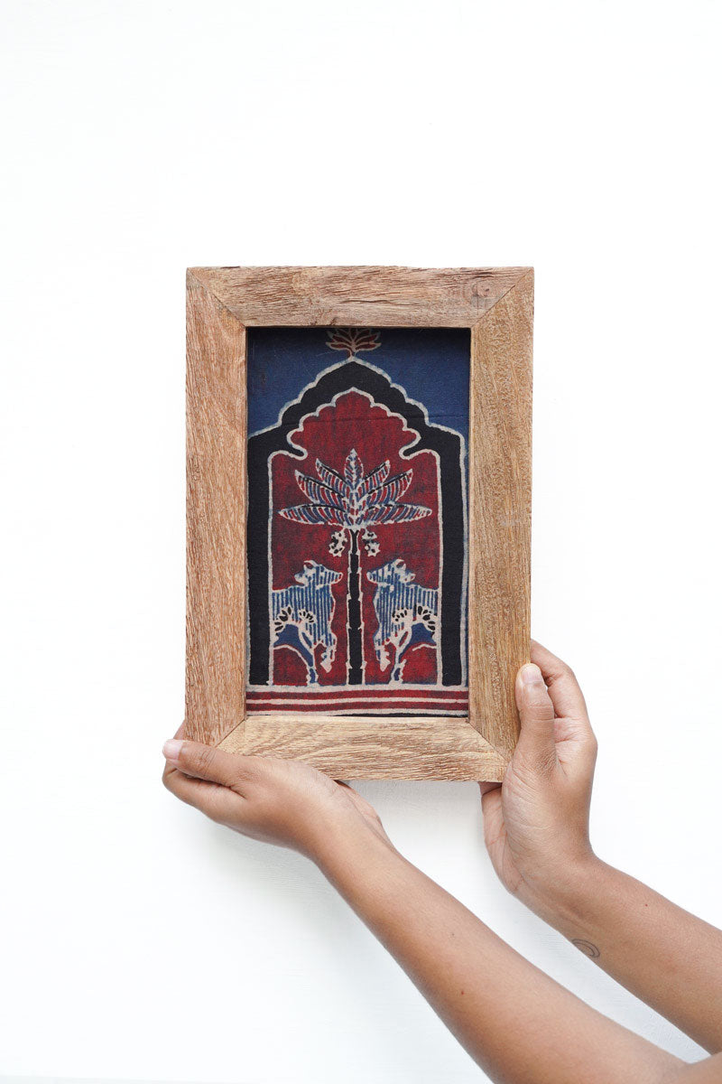 Wooden Frame with Pichwai Motif - 14