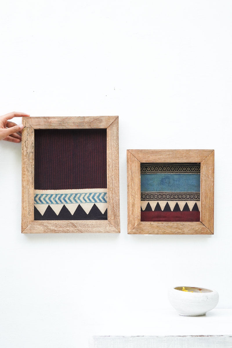 Set of 2 Wooden Frames - 08