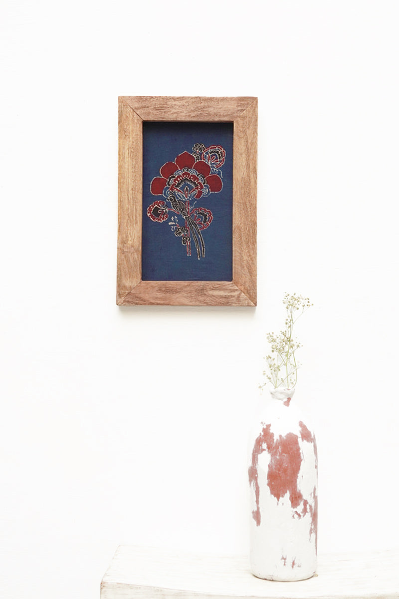 Wooden Frame with Floral Motif - 11