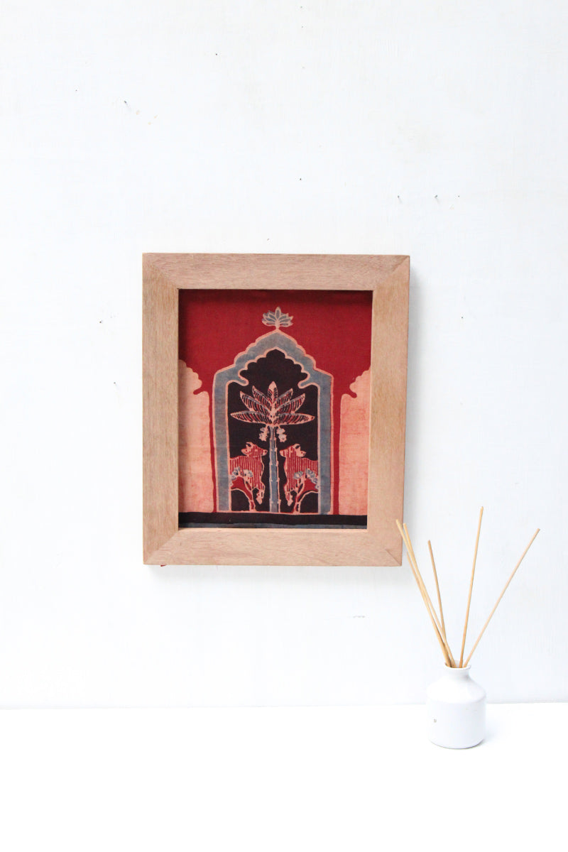 Wooden Frame with Pichwai Motif – 01