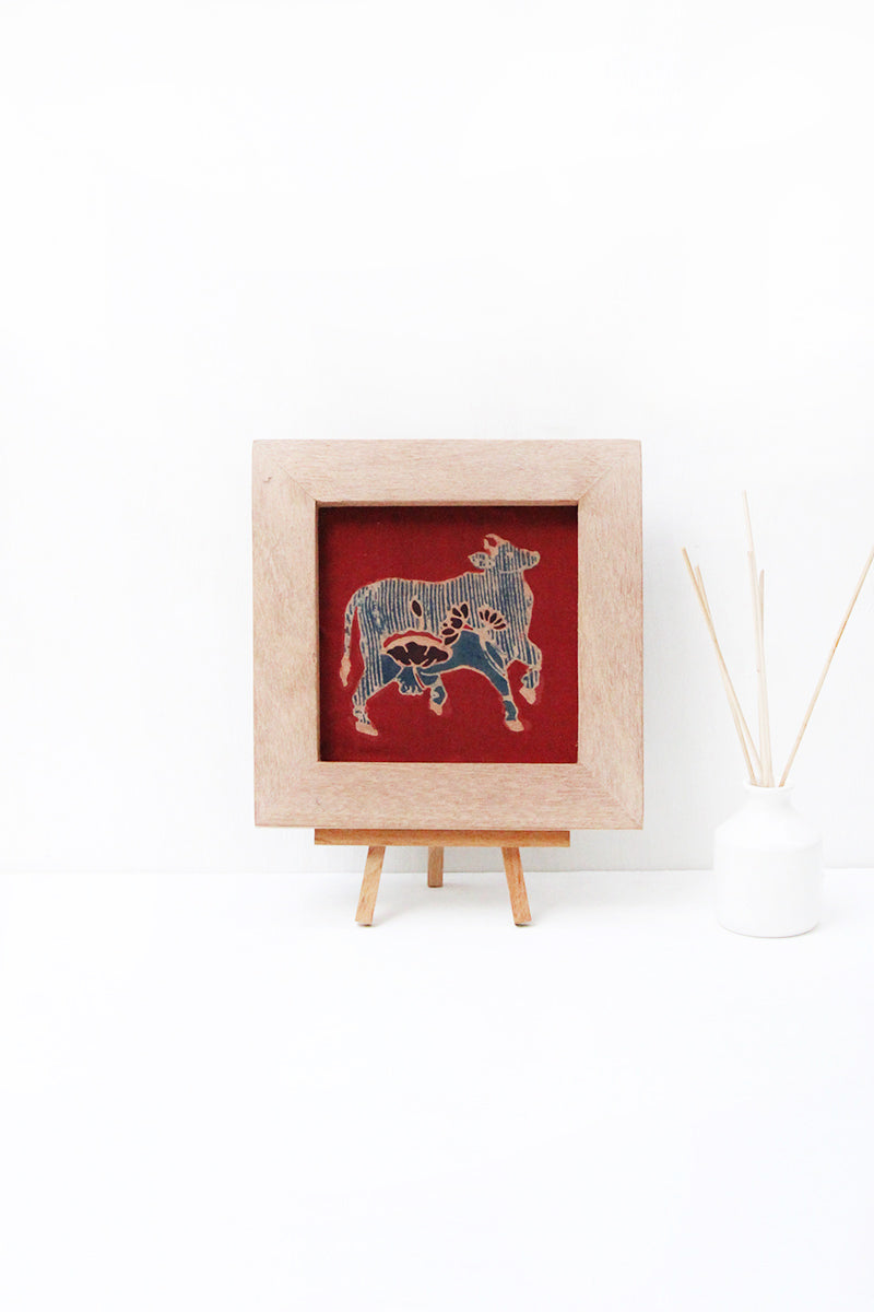Wooden Frame with Pichwai Motif – 08