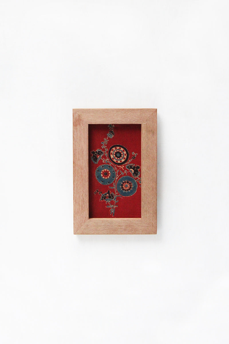 Wooden Frame with Floral Motif - 05